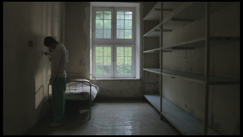 Mental Patient Hospital Room Stock Footage Video 100 Royalty free 