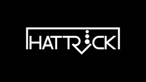 Looping motion graphic animation of the text: Hattrick, goal, and three balls - Powered by Shutterstock - Get 15% off with code: PIKWIZARD15