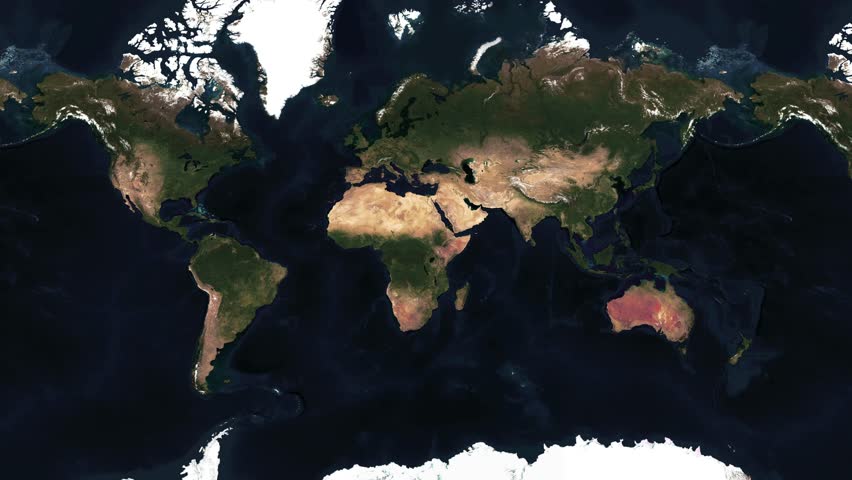 Discovering the Diverse Landscapes of South Sudan: Detailed Map Stock Footage