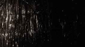 Christmas or New Year background and texture. Dark tinsel shiny ribbons. - Powered by Shutterstock - Get 15% off with code: PIKWIZARD15