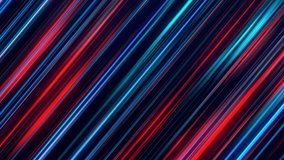 Abstract background with bright colored oblique lines with glow. Background for your business concept. Smooth movement of the glow