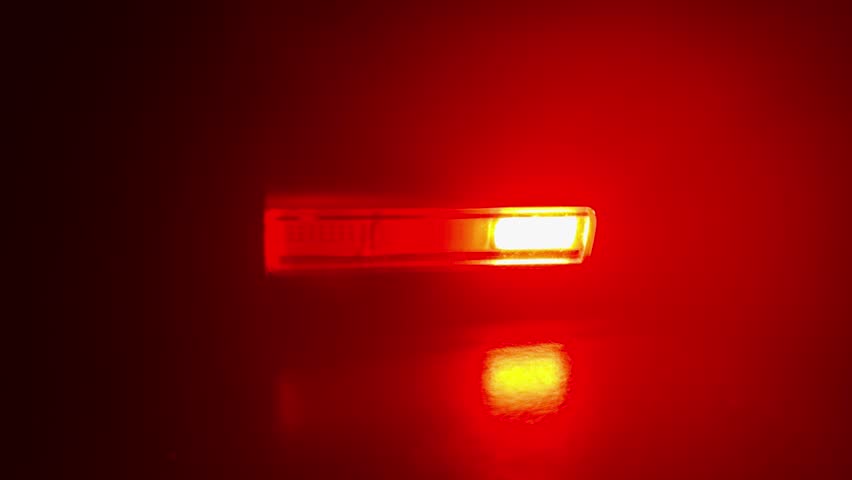 Police Blued And Red Flash Light Background, Looped Video