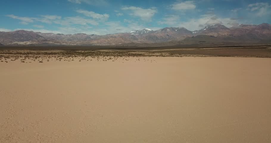 Desert landscape in the Mendoza Andes