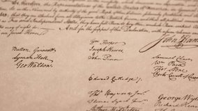 Declaration of independence document congress july 4 1776 - Powered by Shutterstock - Get 15% off with code: PIKWIZARD15