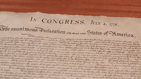 Declaration of independence document congress july 4 1776 - Powered by Shutterstock - Get 15% off with code: PIKWIZARD15