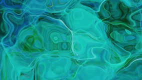 Abstract blue and green Motion Background with shapes and waving lines Background. Vertical video 4k