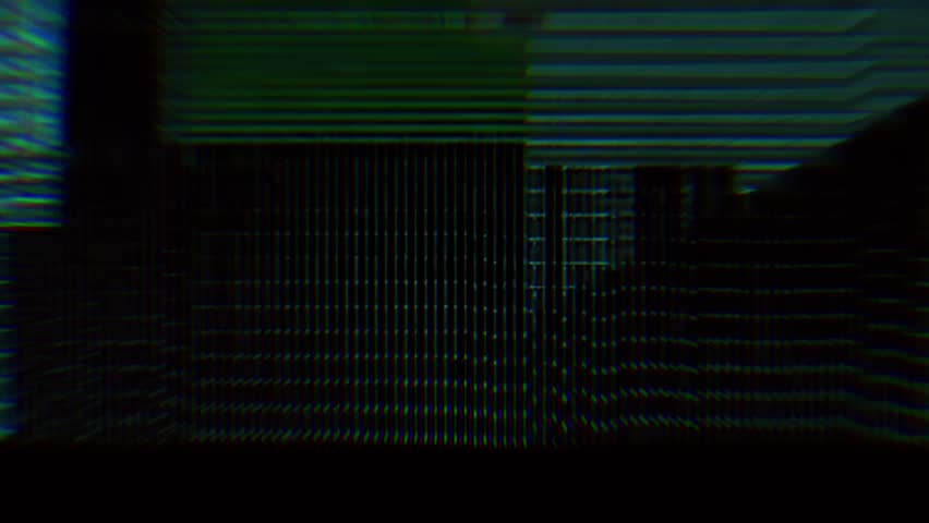 Digital pixel noise glitch art effect. Old Film Effect	