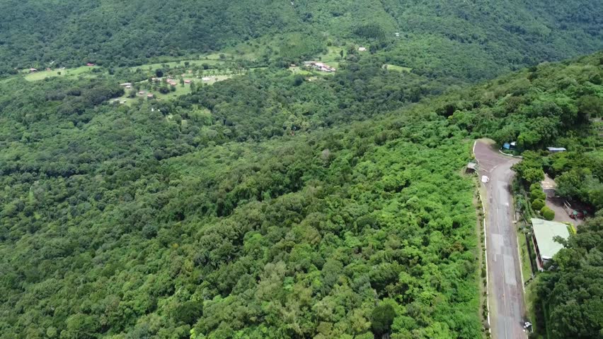Aerial shot from Cerro Verde volcano in Santa Ana El Salvador