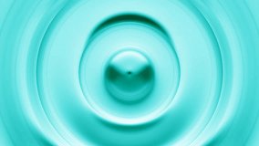 Hypnotic animation of moving wave from drop. Design. Circular waves on surface of colored liquid. Background animation with hypnotic effect of circles on surface of liquid - Powered by Shutterstock - Get 15% off with code: PIKWIZARD15