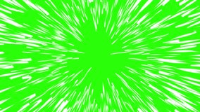 Cool Animation Manga, anime style comic speed lines with alpha channel. 3 different concentration lines, (radial, vertical, diagonal) animation for cartoons. on green screen