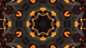 Abstract symmetrical composition. Looped bg for show or events, exhibitions, festivals or concerts, music videos.	