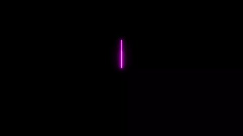 Clock icon neon light 24 Hour Day Fast Speed. magenta circle digital and analog clock neon looped black background 4k video.の動画素材