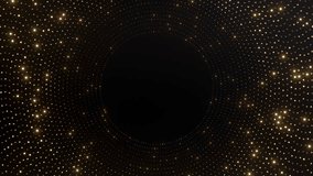 Circle dot glitter glow luxury background, spin animation. - Powered by Shutterstock - Get 15% off with code: PIKWIZARD15