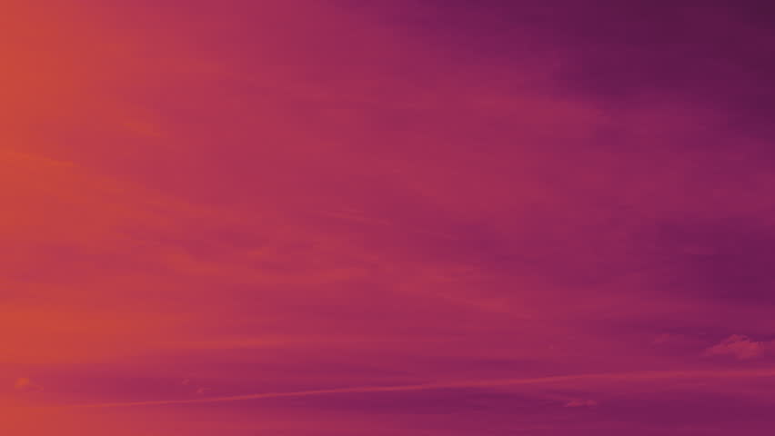 Duotone Sunset Pink Purple Sky With Clouds Abstract Background. Beautiful Sunset Sky. Royalty-Free Stock Footage #3426067201