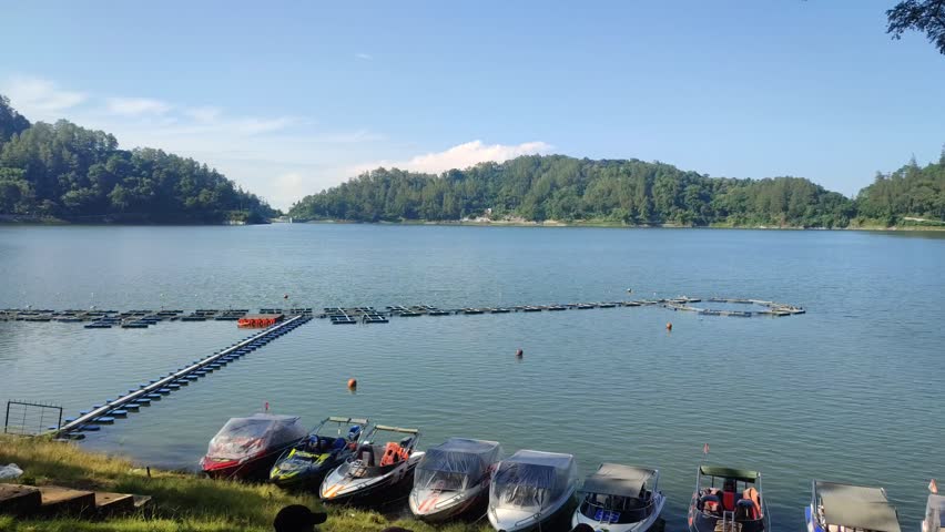 Lake is a naturally formed water area, in the form of a very large water basin, has the main function as a water storage container and supports terrestrial aquatic ecosystems.