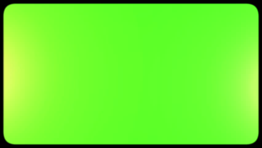 The effect of an old cathode ray tube television on a green screen. Green screen and light on CRT. Old green screen television. Flickering noise. Royalty-Free Stock Footage #3426377647