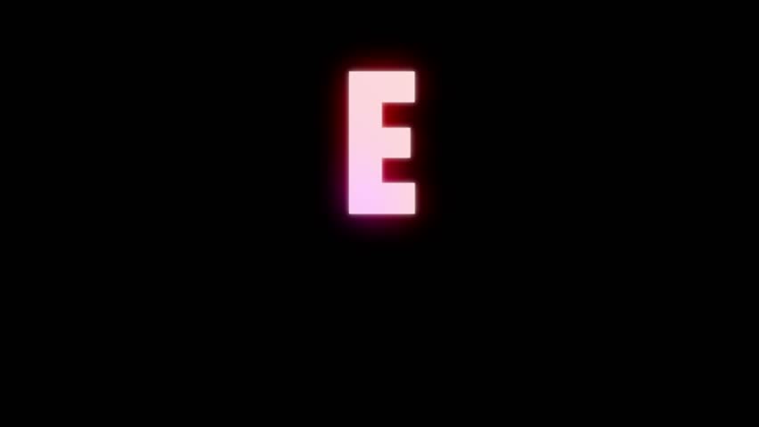 Colorful Vibrant Text Effect with Smooth Motion and Echo Trail Moving Up and Down