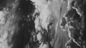 Natural Background. , Time Lapse, Timelapse, Time-lapse. black and white retro bw black white heavy Clouds Cloud Sky Moving In Sky. Background raging Cloudscape Time Lapse, Timelapse, Time-lapse - Powered by Shutterstock - Get 15% off with code: PIKWIZARD15
