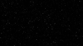 Looping shinny stars animation on black background.Graphic Motion overlay effect loop with galaxy sky twinkling light in the space with slow zoom and swirl rotation of camera angel zoom - Powered by Shutterstock - Get 15% off with code: PIKWIZARD15