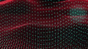 Futuristic abstract waveform . Abstract color digital connection moving dots and lines, Network connection structure with Graphic Particle background, - Powered by Shutterstock - Get 15% off with code: PIKWIZARD15