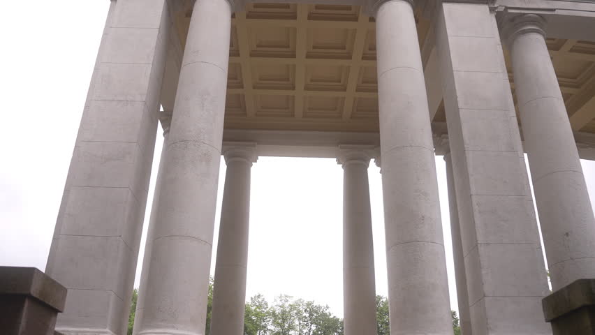19th century architecture in the form of columns and arches