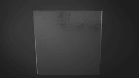 Metal Cube Spinning In Black Background. - animation - Powered by Shutterstock - Get 15% off with code: PIKWIZARD15