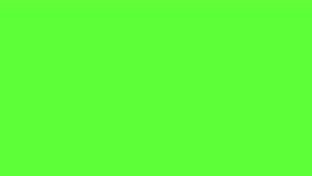 4K motion graphics animation of unlock and lock button on chroma key green screen background.