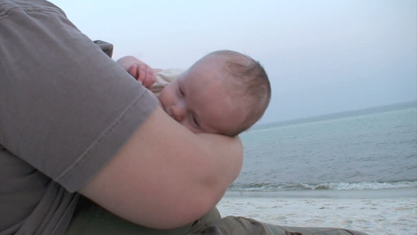 Breastfeeding infant at sea 