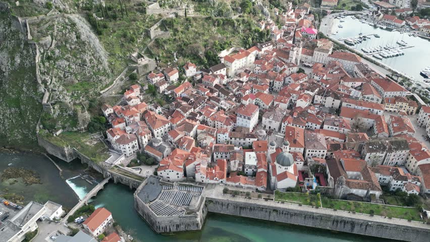 Old town Kotor, Montenegro. Winter