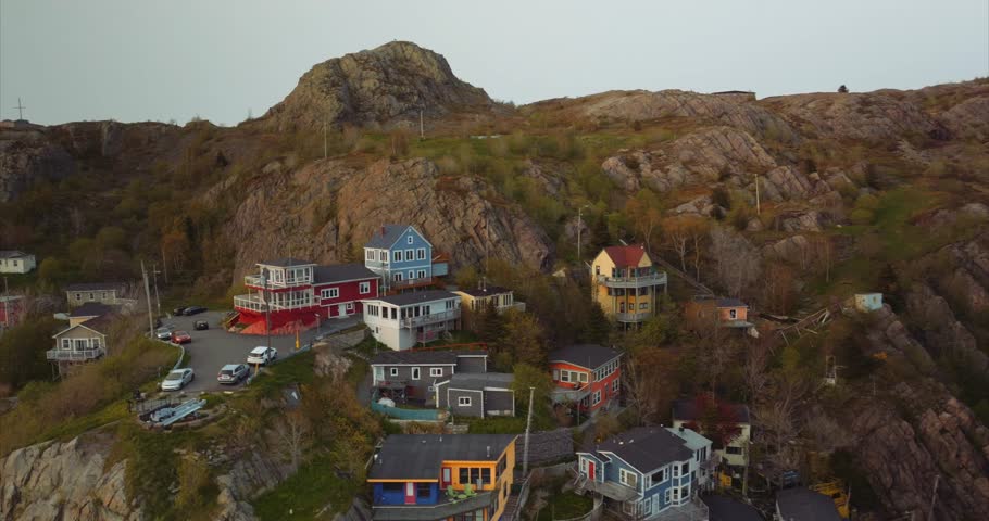 Colorful houses of St. John