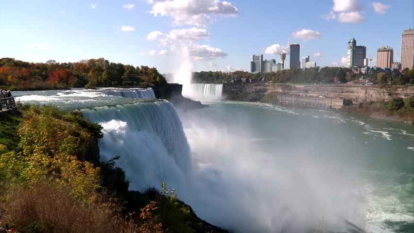 Niagara Falls in the Fall season.