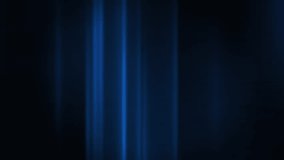 Animation of slow moving blue curtain like fabric on black background