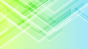 Blue and green minimal glossy stripes abstract tech background. Seamless looping geometric motion design. Video animation Ultra HD 4K 3840x2160