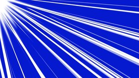 Anime speed line background animation. Comic Light speed Line. Speed ​​Line for Flash Action Overlay