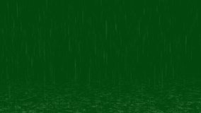 Rain Premium Quality green screen footage, Abstract technology, science, engineering artificial intelligence, Seamless loop 4k video, 3D Animation, Ultra High Definition, 4k video