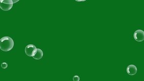 Bubble green screen effects 4k, Abstract technology, science, engineering artificial intelligence, Seamless loop 4k video, 3D Animation, Ultra High Definition, 4k video