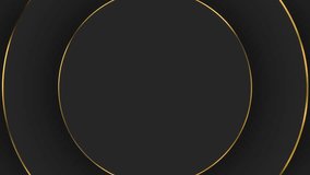 Black luxury background with golden ribbon elements and glitter light effect decoration. Abstract Royal glossy gold backdrop for cosmetics product presentation or event promo show concept. Copy space - Powered by Shutterstock - Get 15% off with code: PIKWIZARD15