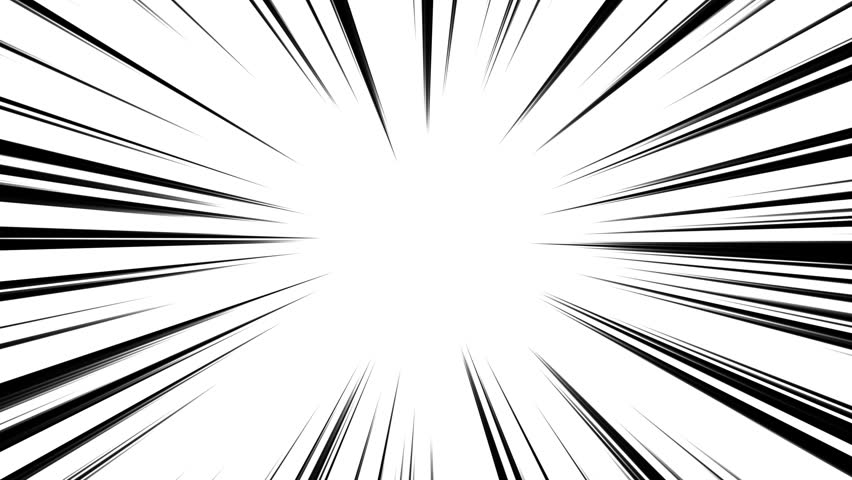 Anime Speed Burst Frame Concentrated Line. Manga, anime style comic speed lines with alpha channel. animation for cartoons. All three version is seamless loop 4k resolution, Action Overlay. Royalty-Free Stock Footage #3429021871