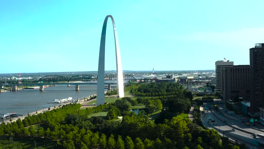 Behold the majesty of the St. Louis Arch, an emblem of the city