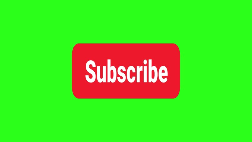 Subscribe Text Icon Animated on Green Screen Chroma Key. Graphic Element for Channel, Banner, Adv Royalty-Free Stock Footage #3429152733