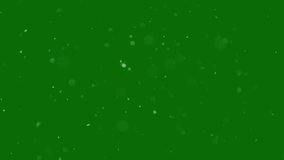 Snowfall effect high Resolution video effects green screen 4k