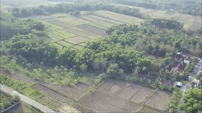 Remote area and agricultural land in Blora, Central Java, Indonesia