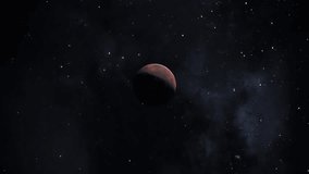 Red planet Mars slowly turning in space concept vertical video - Powered by Shutterstock - Get 15% off with code: PIKWIZARD15