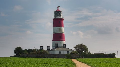 timelapse of the Happisburgh lighthouse in norfolk england