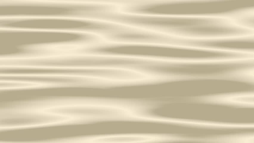 animation tenderness beige brown silk background luxury wave cloth satin pastel color fabric. Gold aqua liquid wave splash, wavy fluid texture. Royalty-Free Stock Footage #3429837343