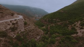 FPV shooting in the mountains of Dagestan, car tours in the mountains, SUV in the mountains of Dagestan, aerial photography of the mountains of Dagestan, nature of Dagestan, aerial photography on FPV 