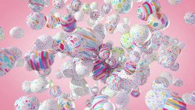 Easter eggs explosion in slow motion - Powered by Shutterstock - Get 15% off with code: PIKWIZARD15