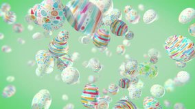 Easter eggs explosion in slow motion - Powered by Shutterstock - Get 15% off with code: PIKWIZARD15