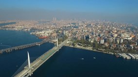 Drone shot for istanbul and show most famous place in this amazing city