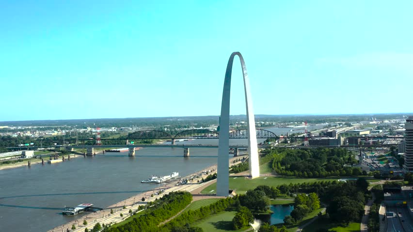 Behold the majesty of the St. Louis Arch, an emblem of the city